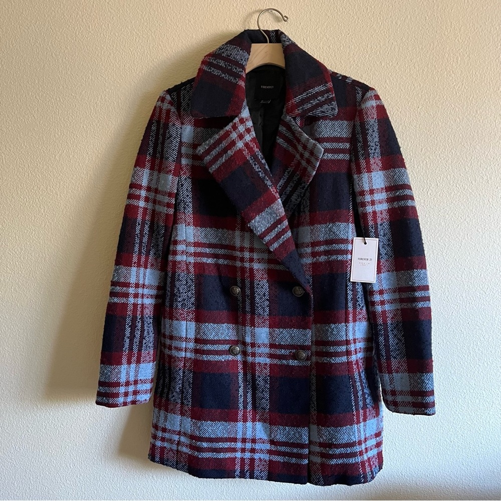 Forever 21 women . Plaid suit jacket/blazer.
